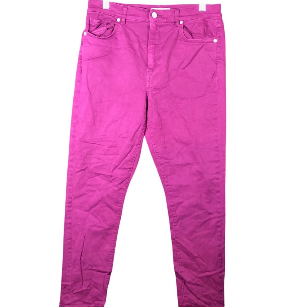 LOFT Womens Jeans Purple High Rise The Skinny Cotton Blend Stretch 10/30